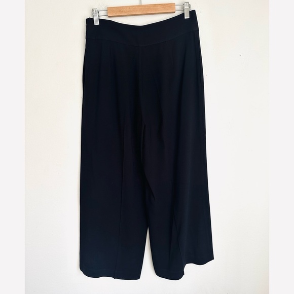 Whistles • Wide Leg Crop Trouser Pants in Black - Picture 5 of 8